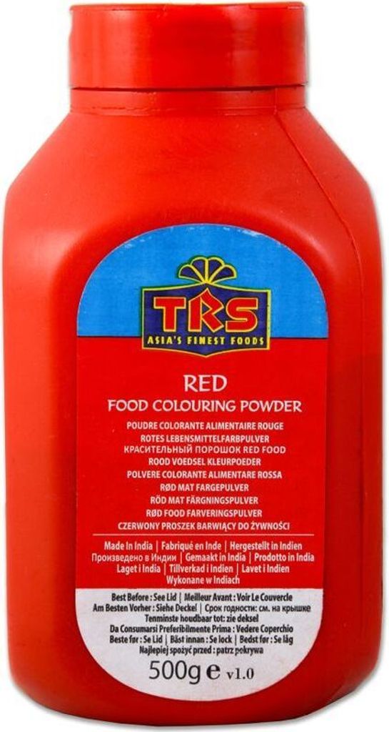 TRS Food Coloring Powder Red 500g | Red Food Coloring