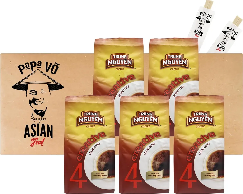 Trung Nguyen Creative 4 Vietnam Coffee Arabica & Robusta ground 5x250g