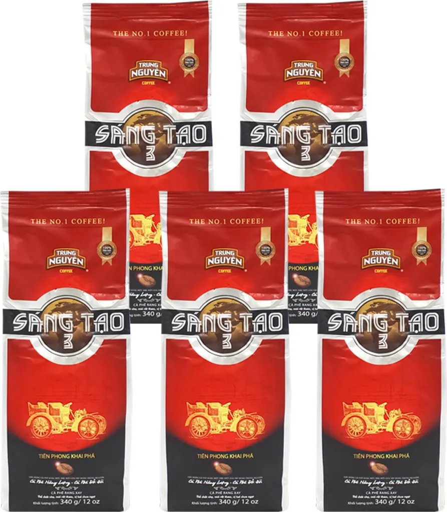 Trung Nguyen Sang Tao 3 Arabica ground 5x340g