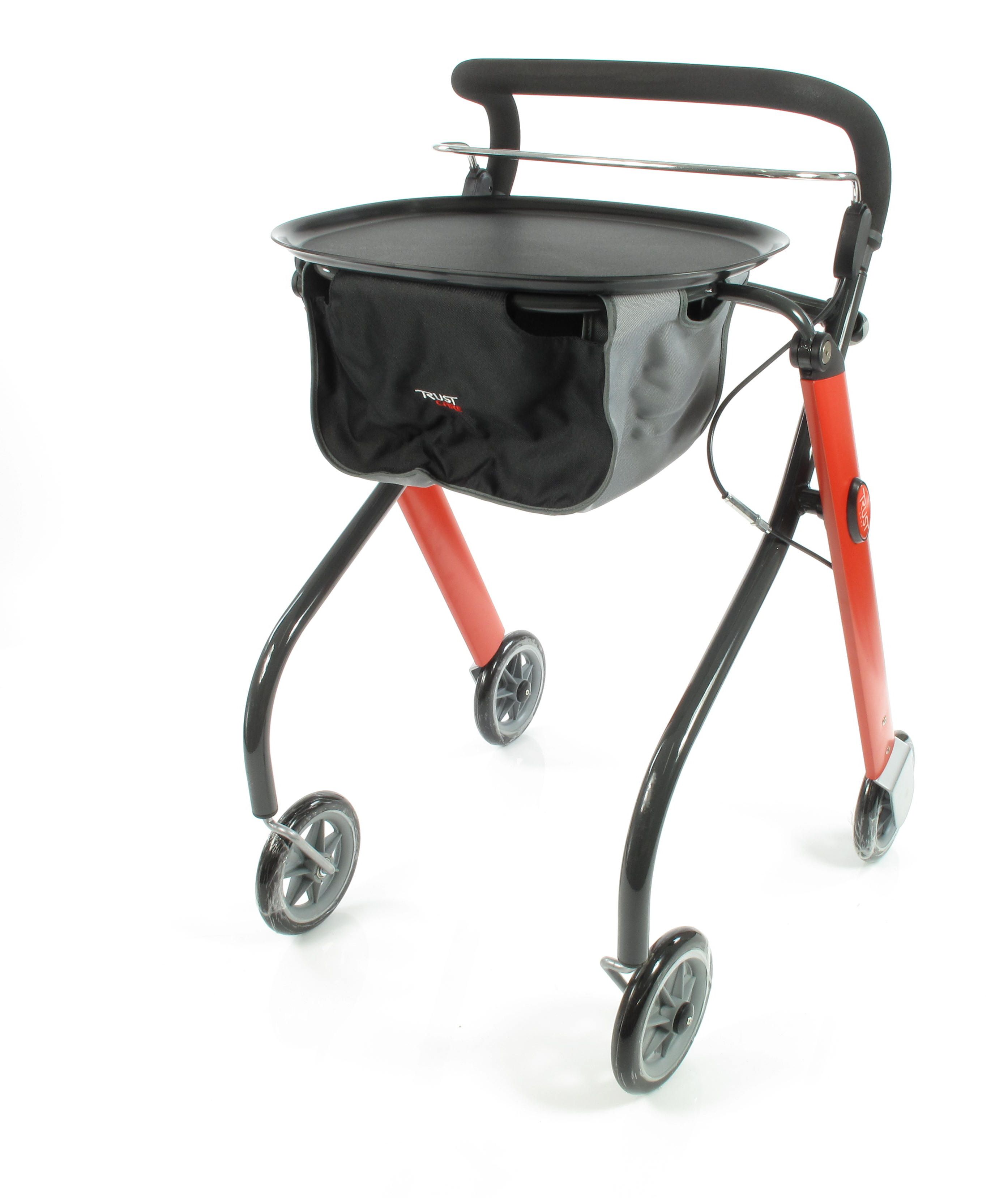 Trust Care Indoor Rollator Lets Go red black