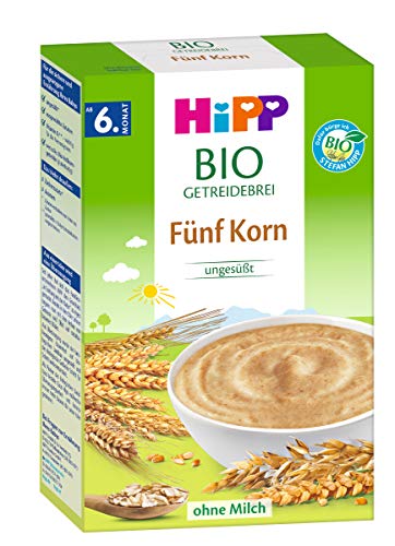 Hipp Bio-Getreide-Brei 5-Korn, 4er Pack (4 x 200g)