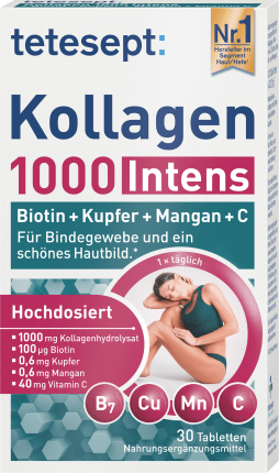 tetesept Collagen 1000 Intens 30 pcs, 32.7 g