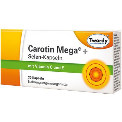 Twardy® Carotene Mega® + Selenium capsules