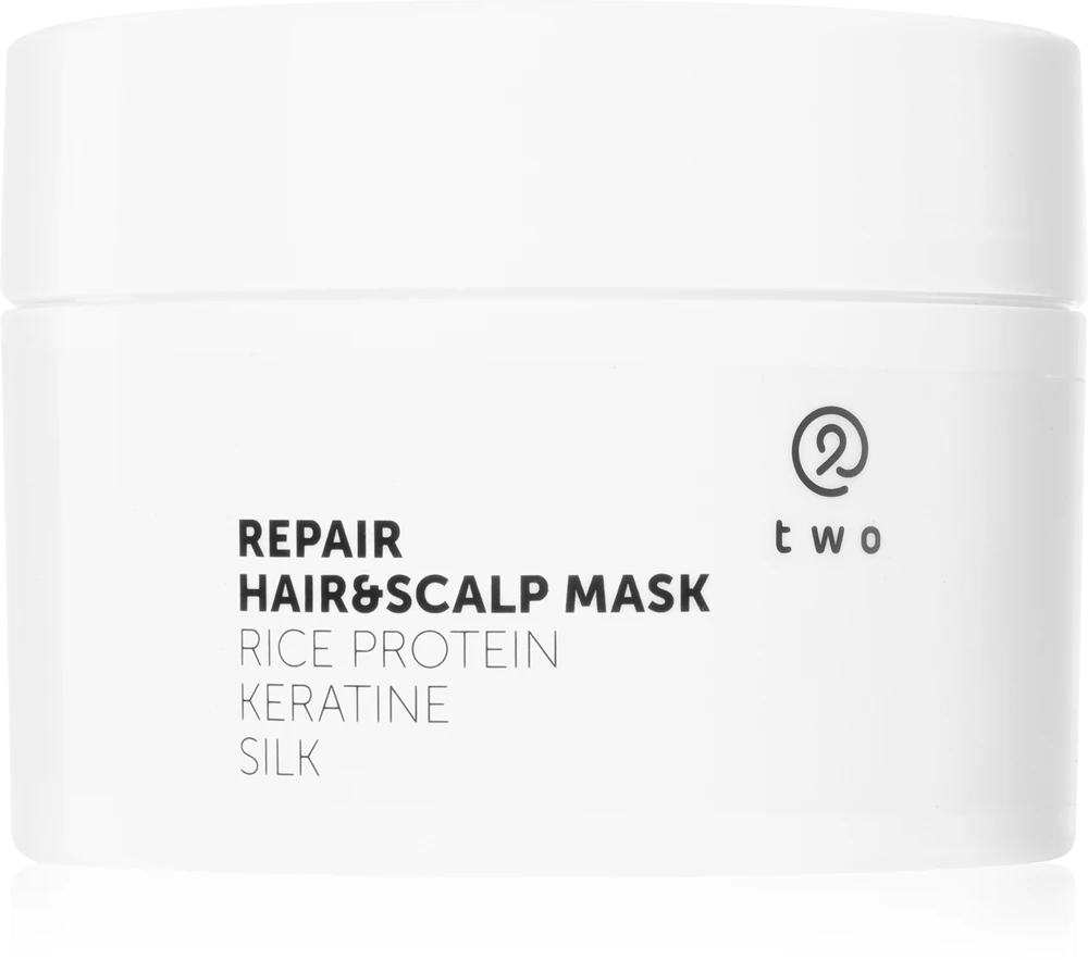 two cosmetics Repair Hair & Scalp Mask Regenerating mask for dry and damaged hair