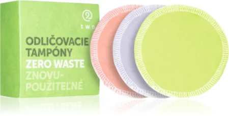 two cosmetics zero waste reusable make-up removal pads