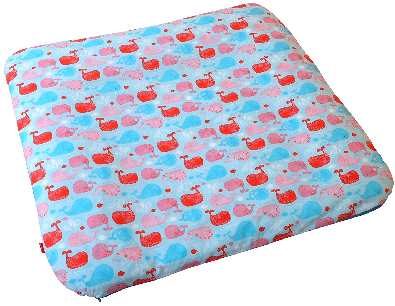 Ideenreich Changing Mat Cover Liner  Whales Colourful
