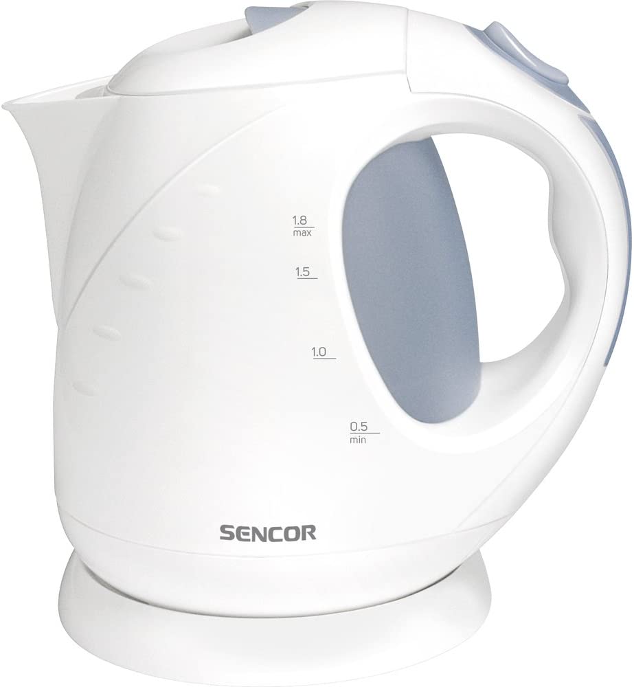 Sencor SWK 1800WH Kettle (1.8 L Capacity/2000 W/Double Sided Level Indicator/Triple Alarm Security System/White)