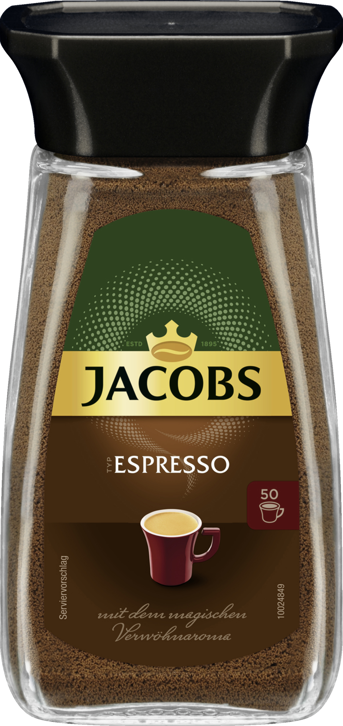 Type espresso instant coffee