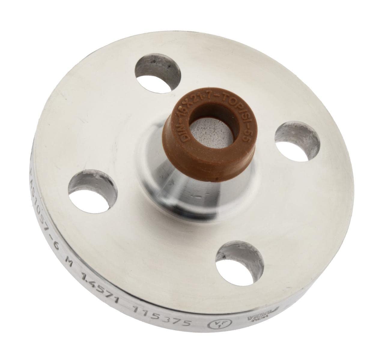 Preweld Flange DN250/PN16, DIN 2633, 273.0 mm Pipe Connection, Stainless Steel (1.4571)