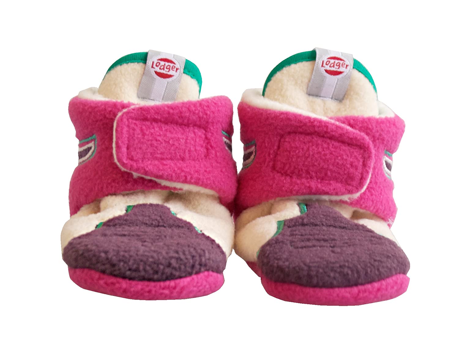 Lodger SLFF573 12- 18 M Baby Shoes Slipper Native With Anti-Slip Pink