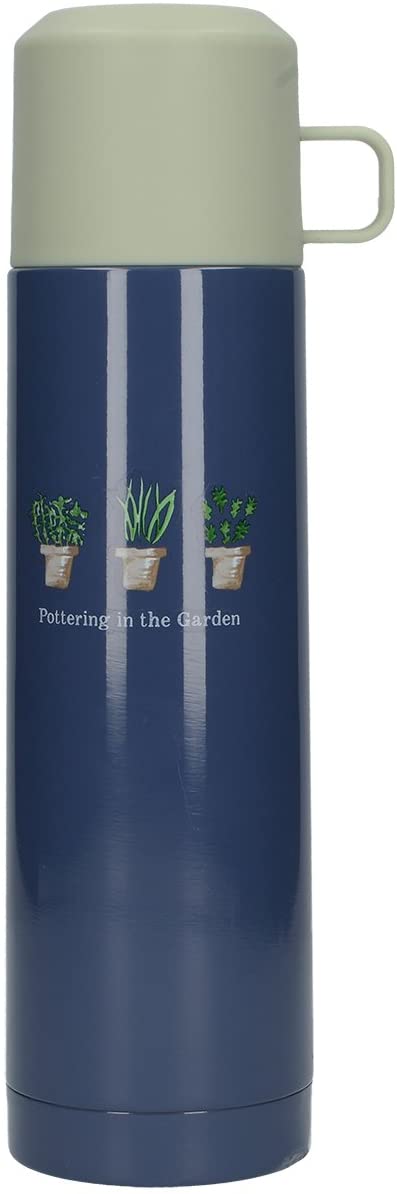 Creative Tops 500 ml Stainless Steel Flask, Blue, 9 x 7 x 26 cm