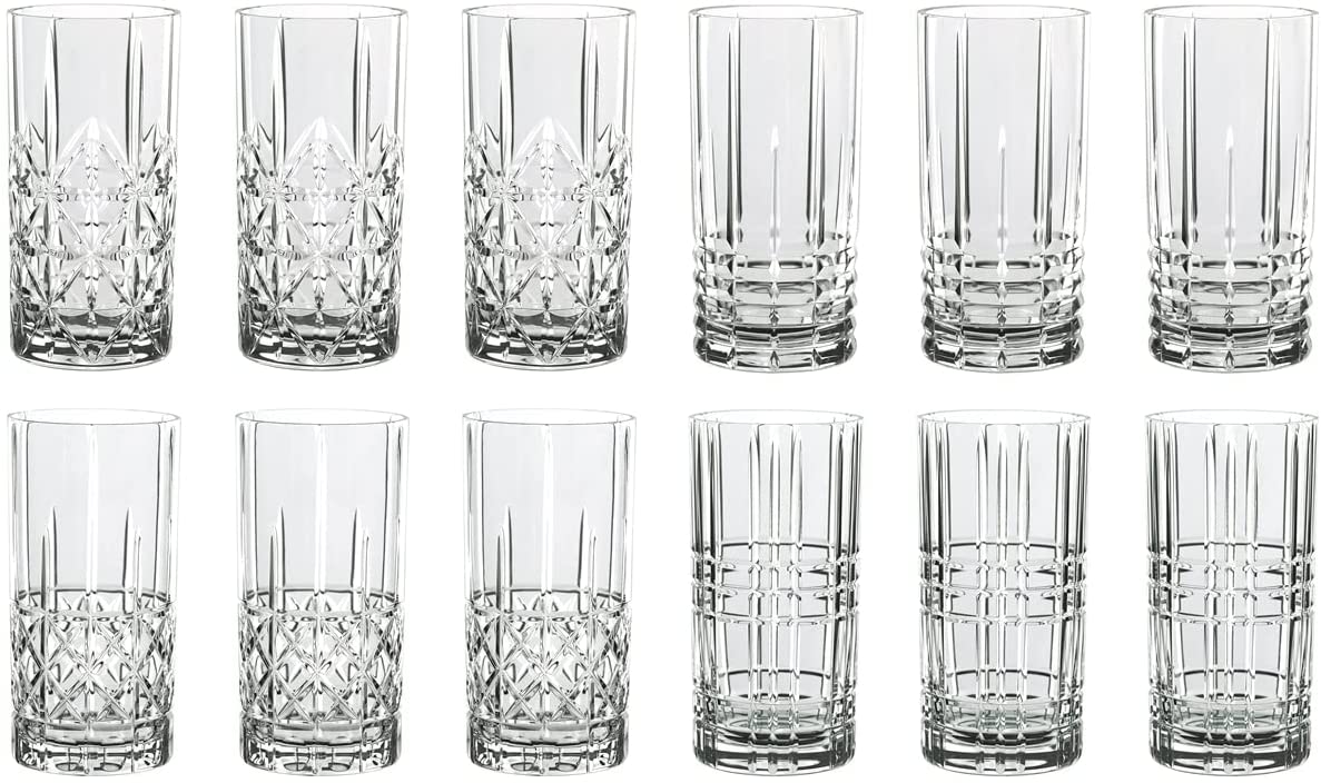 Spiegelau & Nachtmann Set of 12 long drink glasses, 445 ml, Highland 009778