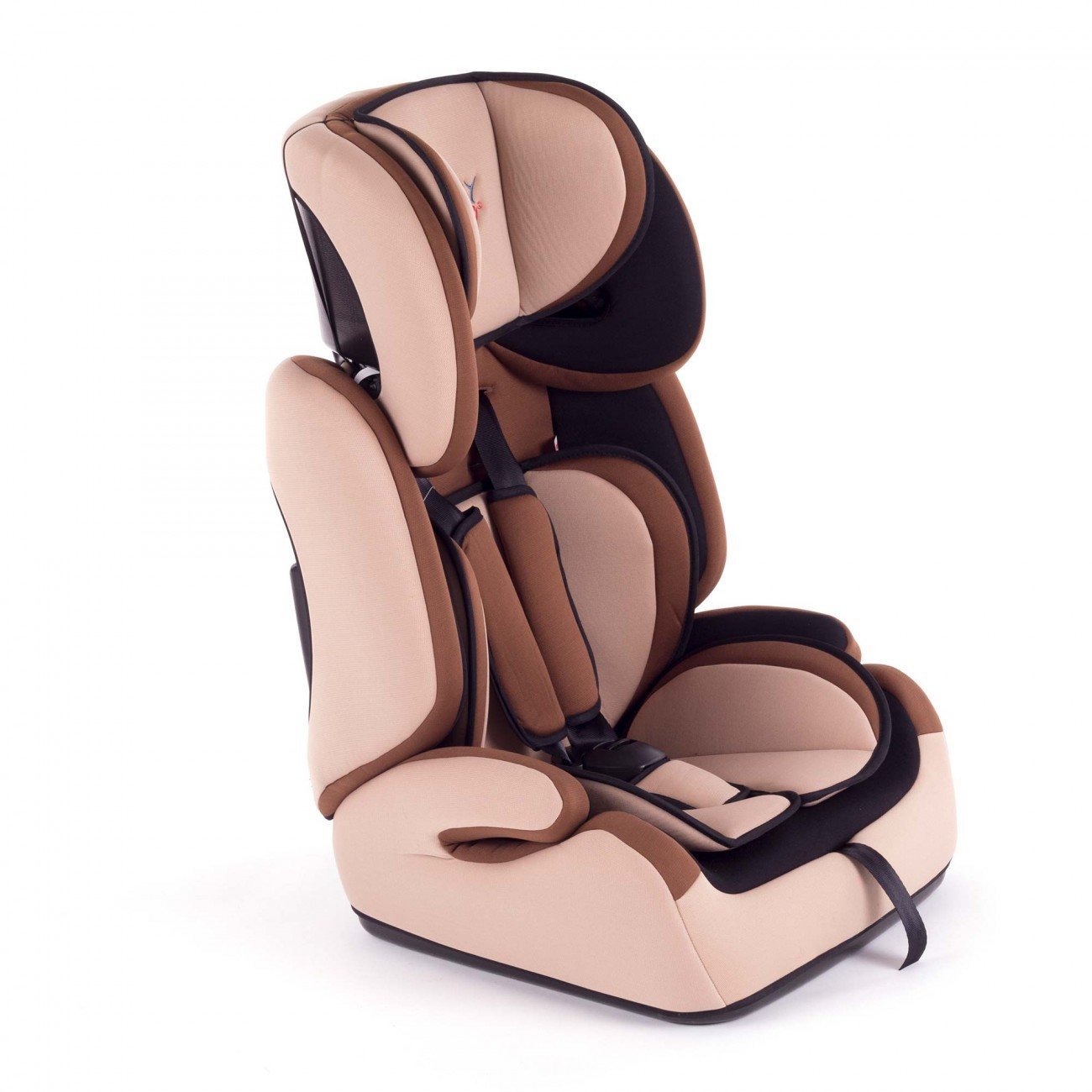 Baby Vivo Car Seat for Child Car Seat child seat child car seat 9 – 36 kg Group 1 + 2 + 3 mitwachsend Tom 1 – 12 years, Brown/Beige