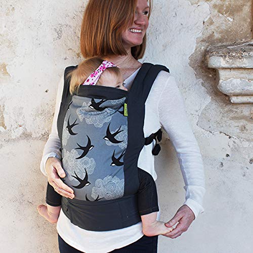 Boba Baby Carrier Classic 4Gs Mission - Baby Carrier in Backpack Style - Carry Your Child on Your Stomach as well as on the Back, for Babies from 3 kg to Toddlers up to 20 kg