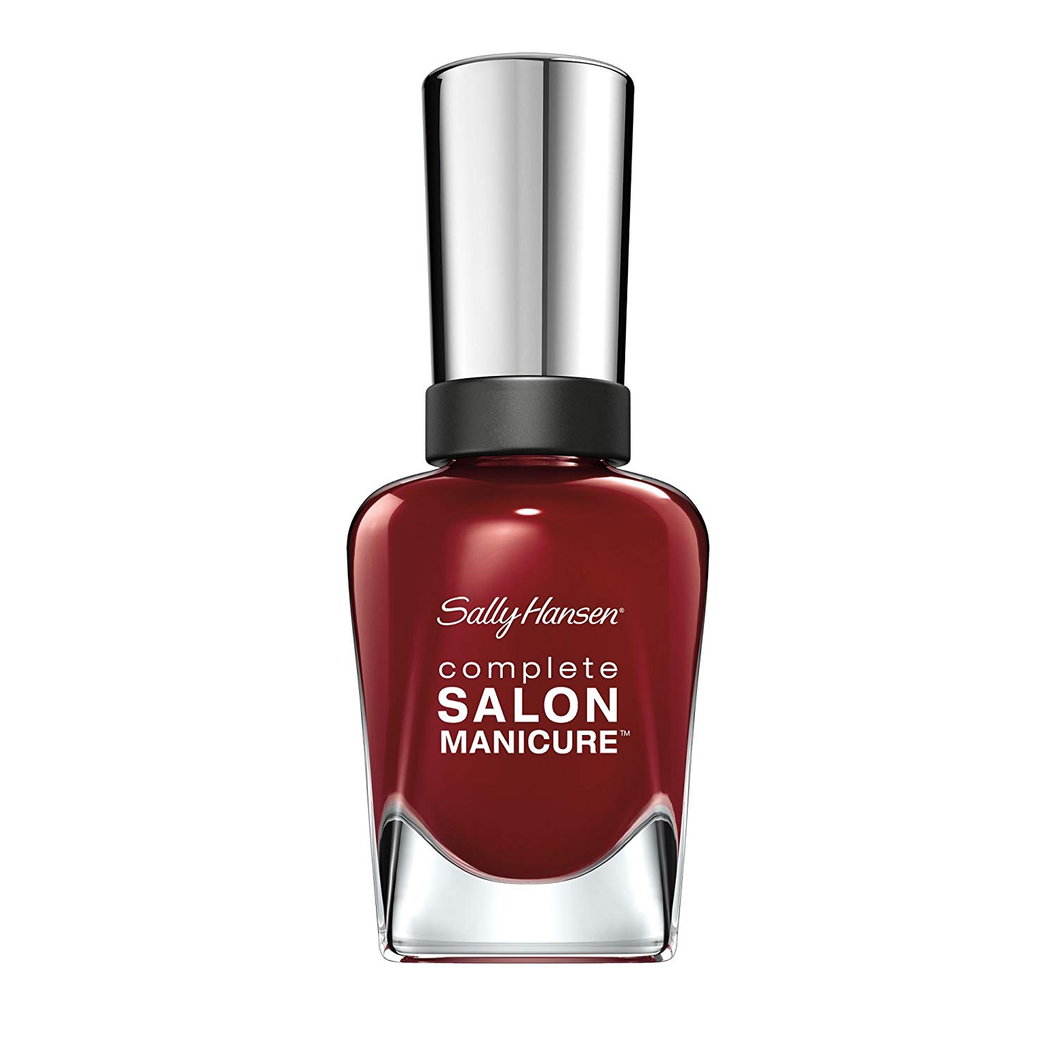 Sally Hansen Complete Salon Manicure - Keratin Complex Red Zin - Red Gloss Nail Polish - No UV Light - Long Lasting #610 (1 x 14.7ml), ‎red