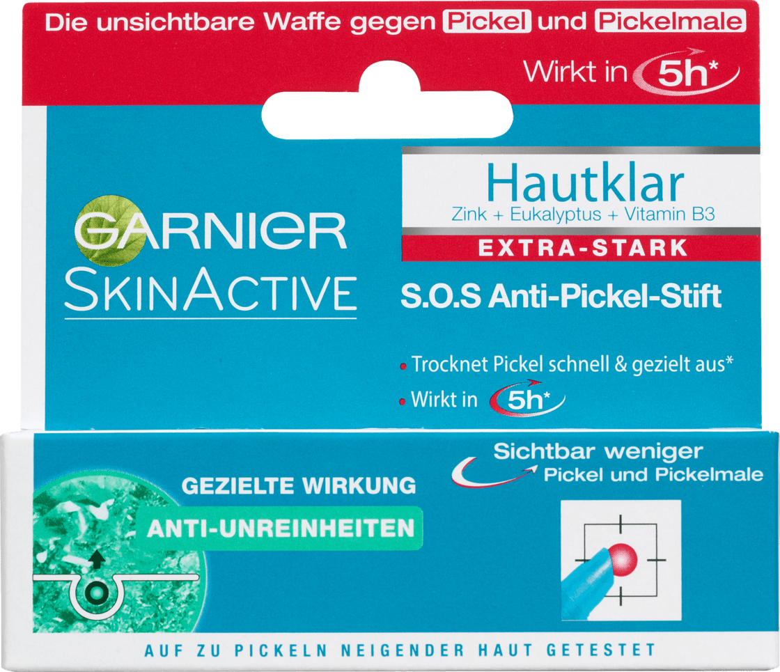 Garnier Hautklar Anti-Blemish Pen Sos Skin Clear, 10 Ml