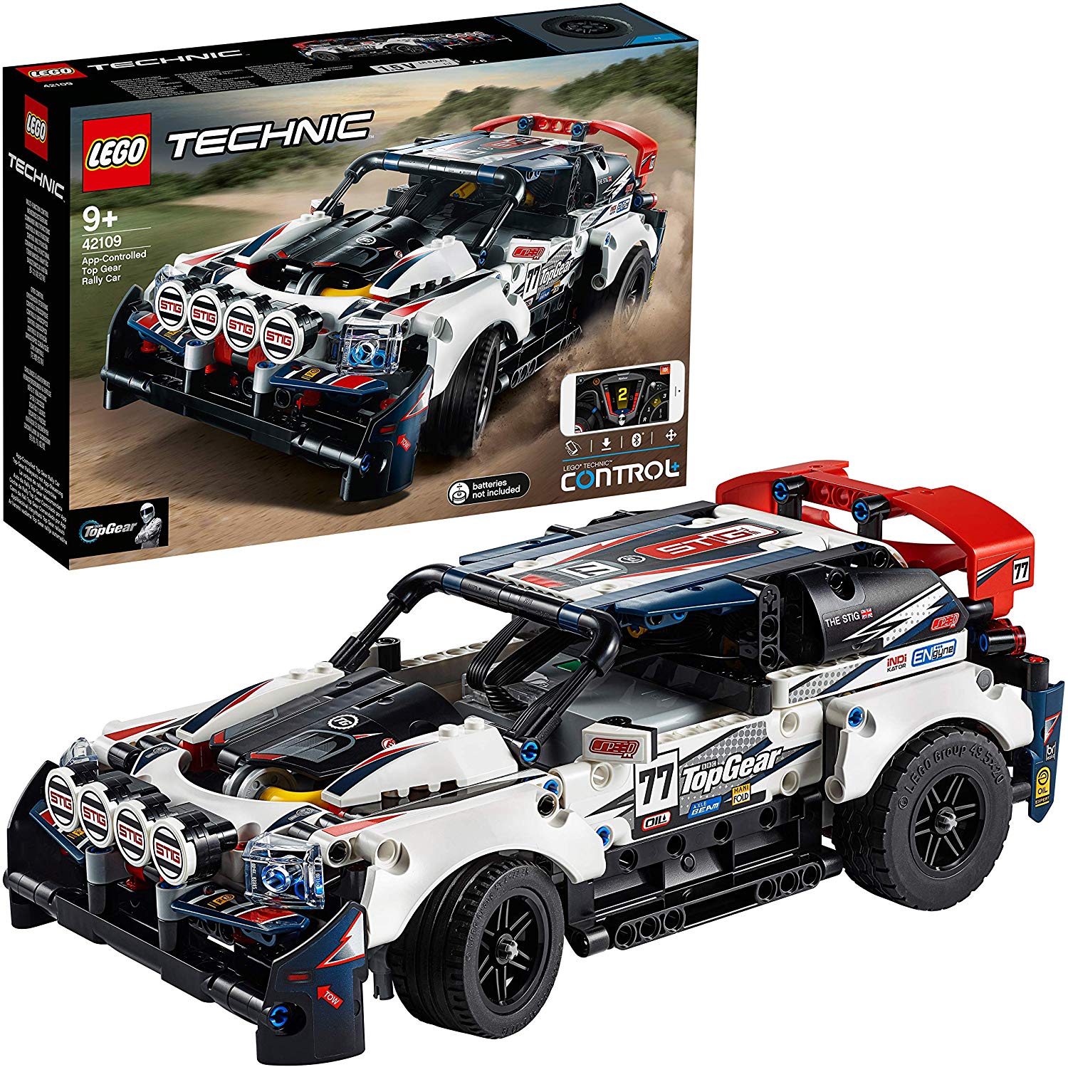 LEGO 42109 Top Gear Rally Car with App Control Technic Construction Kit