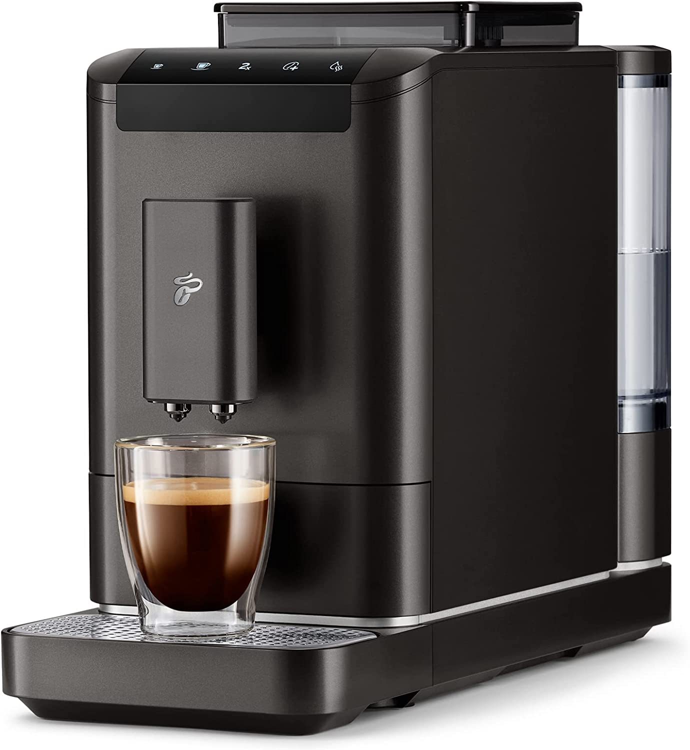 Tchibo Esperto2 Caffè 2.0 Fully automatic coffee machine for caffè crema and espresso, granite black