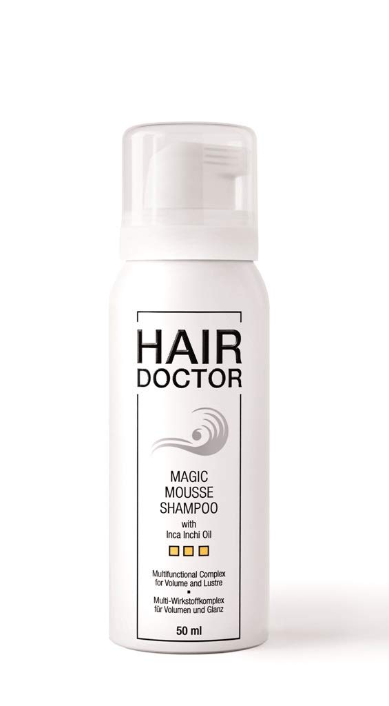 Hair Doctor - Magic Mouse Shampoo - Professional Mousse Shampoo Hair Building with Inca Inchi Oil without Silicone