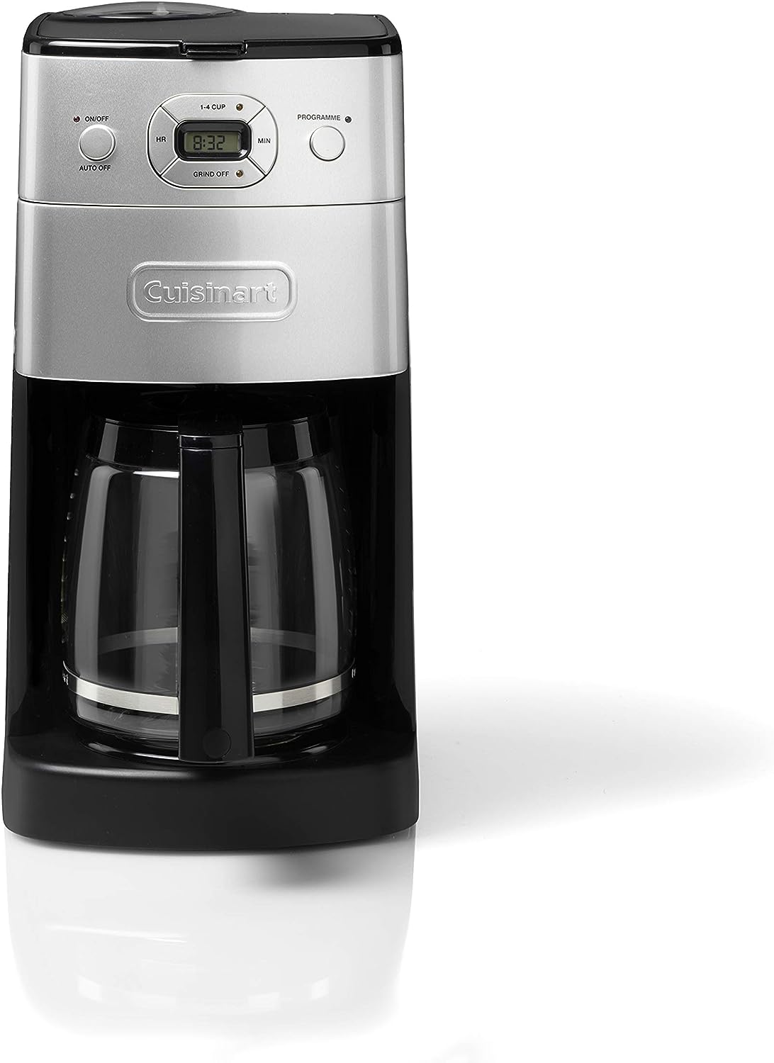 Cuisinart DGB625BCU Grind and Brewing Coffee Machine, Brushed Stainless Steel with * UK Plug Adapter * *