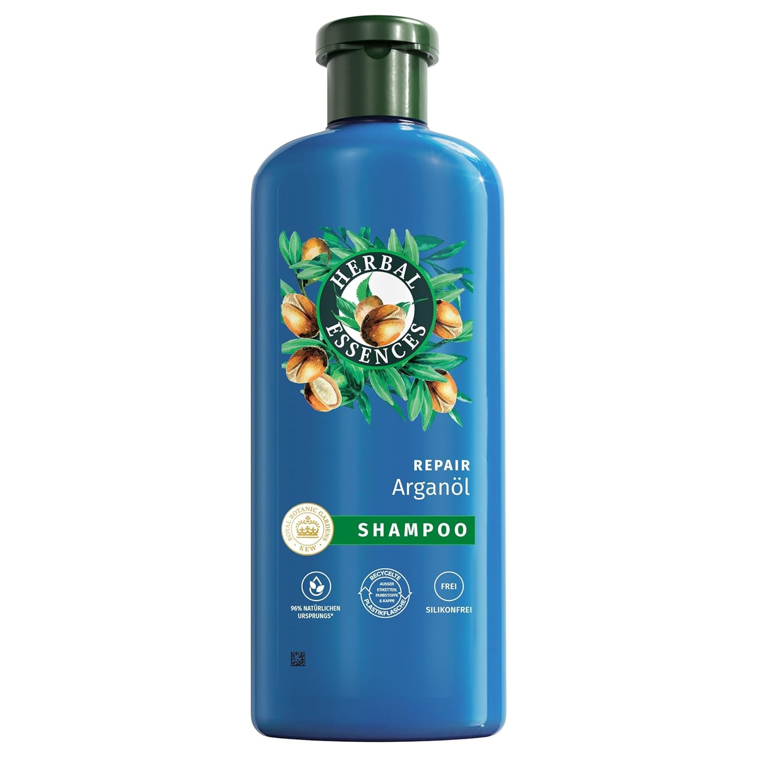 Herbal Essences Repair Shampoo with Argan Oil 350 ml from Damaged to Softer, Shiny Hair, Intensive Care, with Ingredients of Natural Origin, Vegan, Silicone-Free