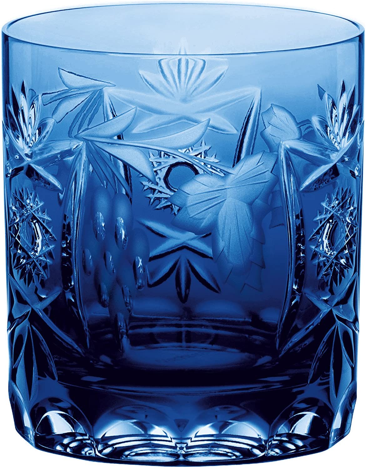 Spiegelau & Nachtmann Nachtmann High Quality Whiskey Glass Pure Grape, Cobalt Blue, Glass, Crystal Glass, 9 cm, 35894
