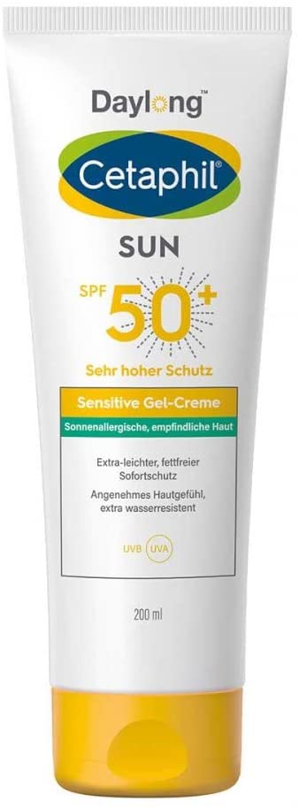Cetaphil Sun Daylong 50+ Sensitive Gel Cream 200 ml Gel