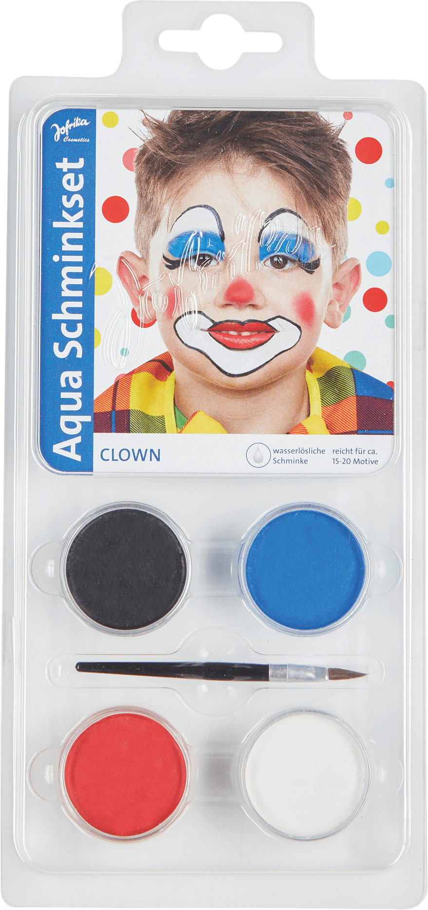 Jofrika Aqua Schminkset Clown, 24 G