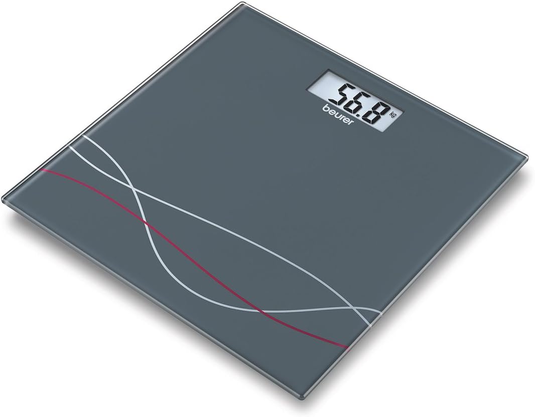 Beurer GS 27 Design Line Glass Scales Silent Stone