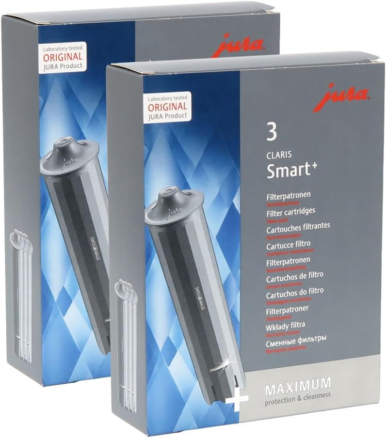 Jura 24233 Claris Smart+ Filter Cartridge (Pack of 2 x 3)