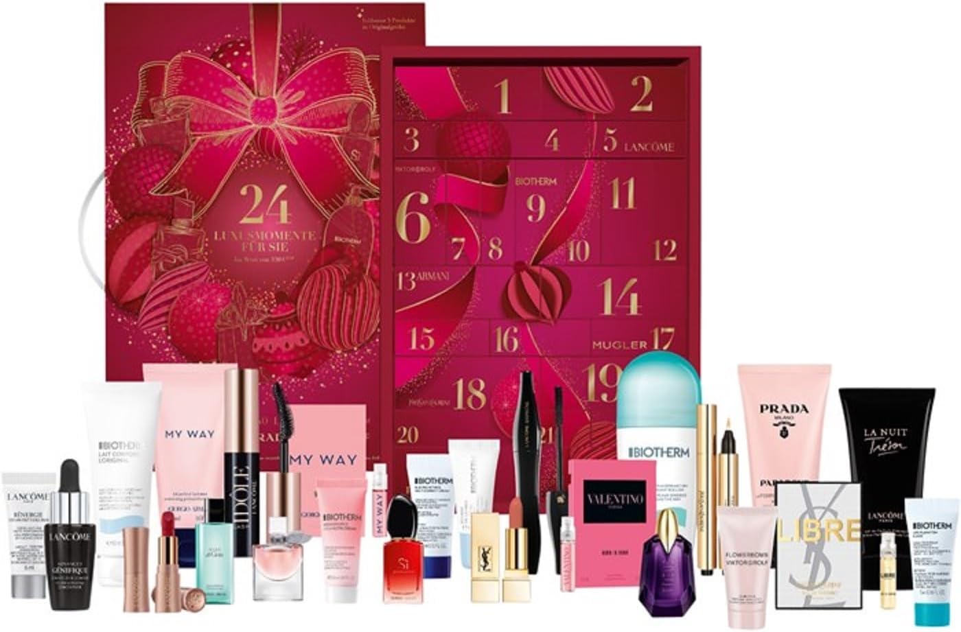Biotherm Advent Calendar 2023 Women\'s Beauty Exclusive Edition 24 Care Beauty Cosmetics Advent Calendar for Women, Christmas Calendar Value €350, Women