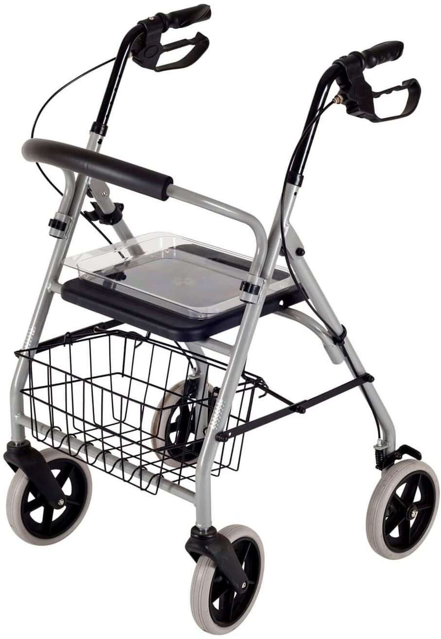 Drive Medical Gigo Lightweight Walker with Tray and Basket