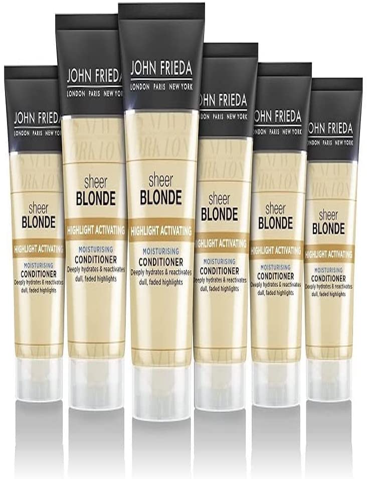 John Frieda Sheer Blonde Highlight Activating Moisturising Shampoo 50ml Pack of 6