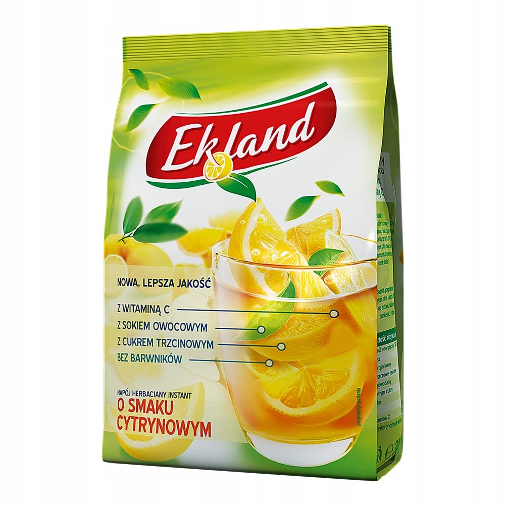 Ekland Instant-Tee mit Zitronengeschmack 300g