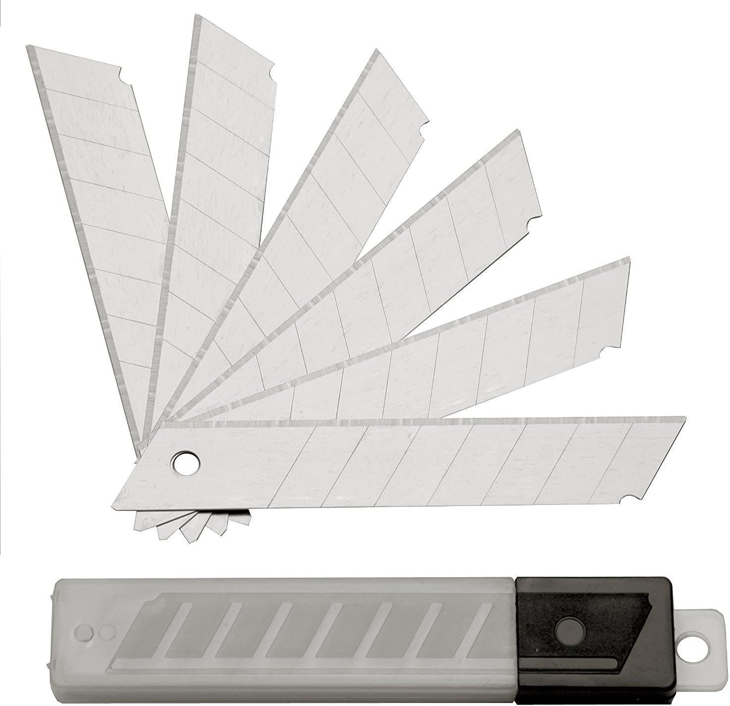 200 Heavy Duty Utility Knife Replacement Blades, Snap-Off Blades 18 mm 0.4 mm Lasting sharpness, Trimming Knife Blades