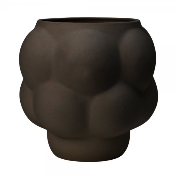 Planter Vase Balloon Pot #09 Mud Brown by Louise Roe