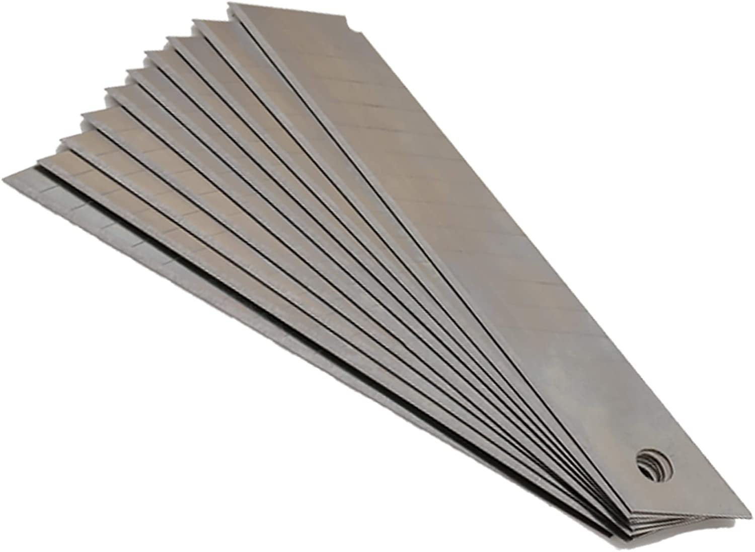Alaskaprint Pack of Snap-Off Blades Replacement Blades 18 mm for Cutter Knife Carpet Cutter Blades