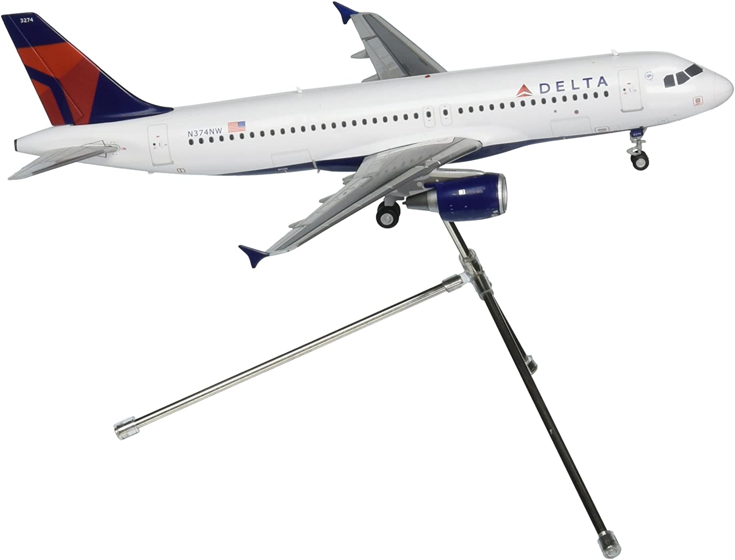 Geminijets Gemini200 Airbus A320-200 Delta Air Lines Scale 1/200