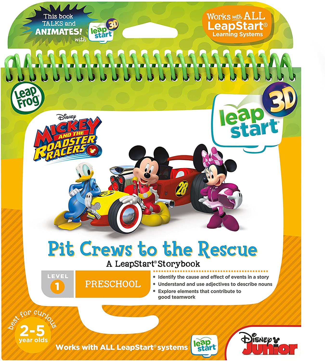 Leapfrog 461703 Mickey And The Roadster Racers 3D Storybook Disney Learning