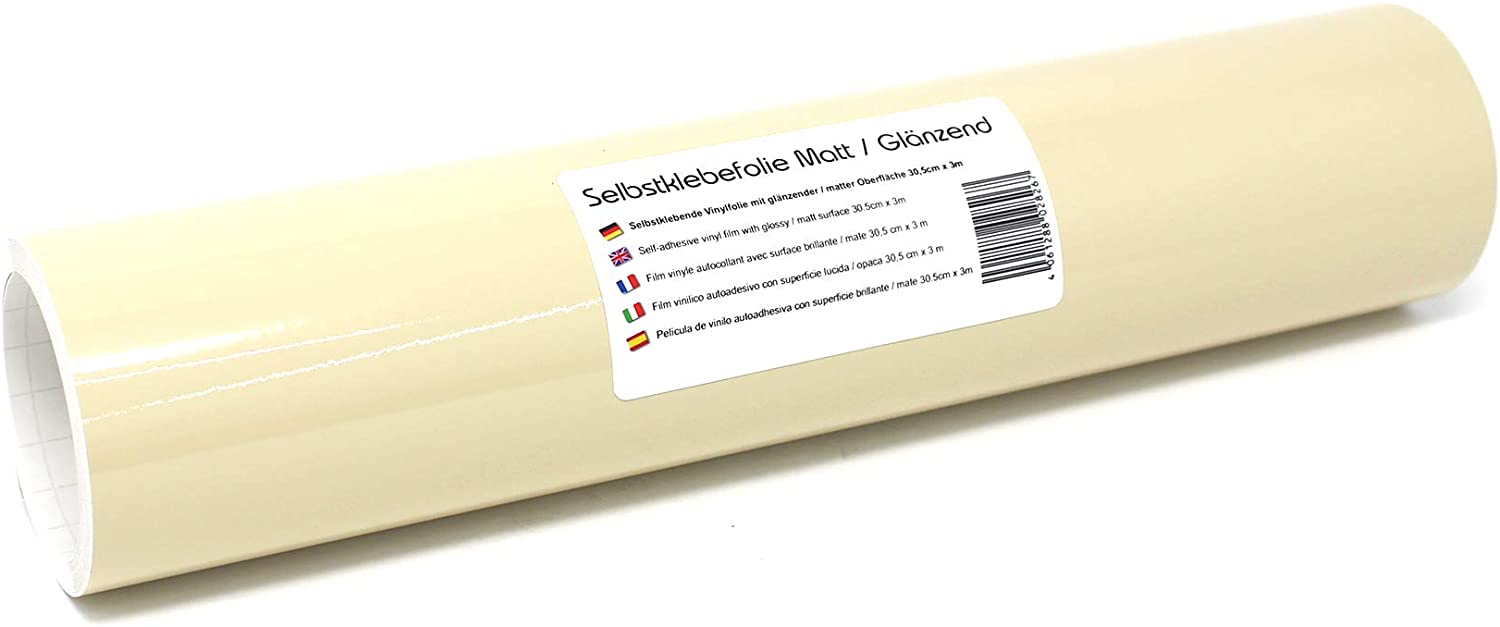 Finest Folia (12,89€/M2 Self-Adhesive Plotter Foil Craft Foil 31Cm X 3M 105