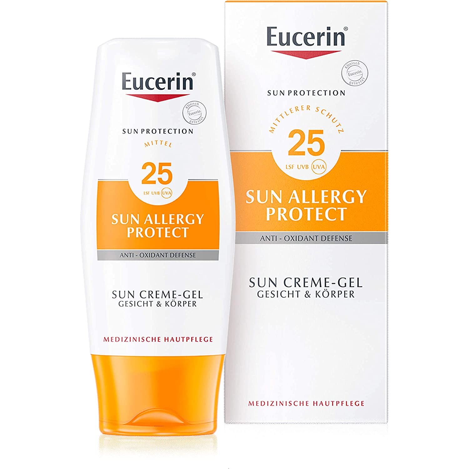 Eucerin Sun Allergy Protect Sun Cream Gel SPF 25, 150 ml Cream