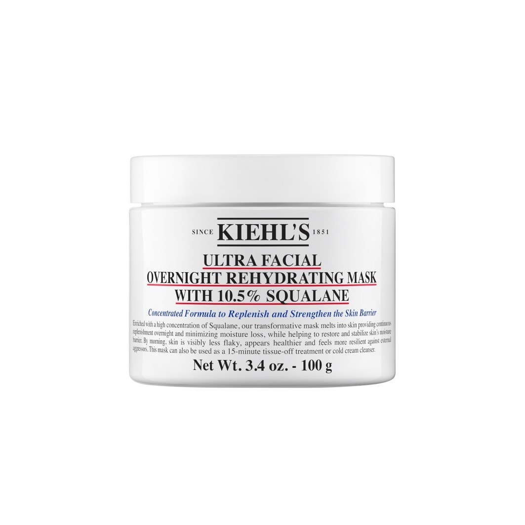 Kiehl’s Ultra Facial Overnight Rehydrating Mask with 10.5% Squalane