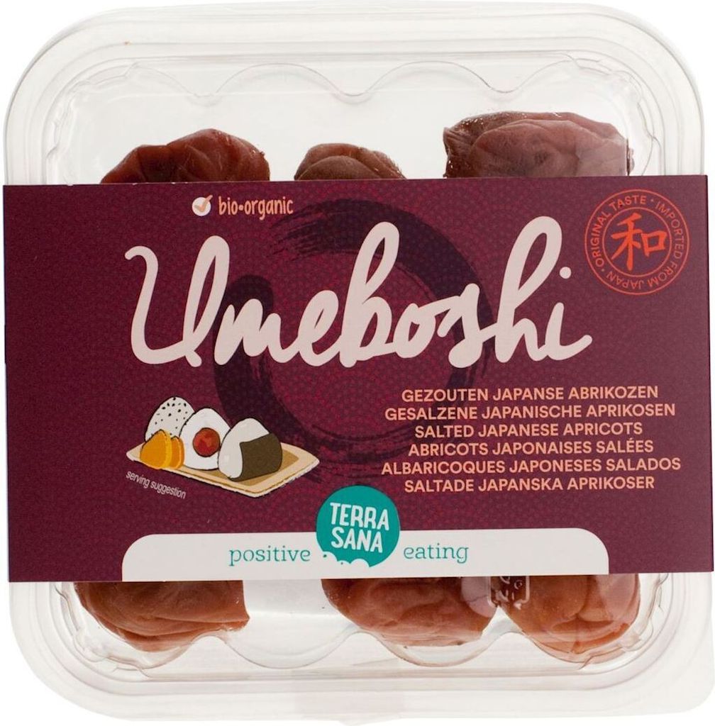 UMEBOSHI (JAPANISCHE EINGELEGTE APRIKOSEN)150 g - TERRASANA