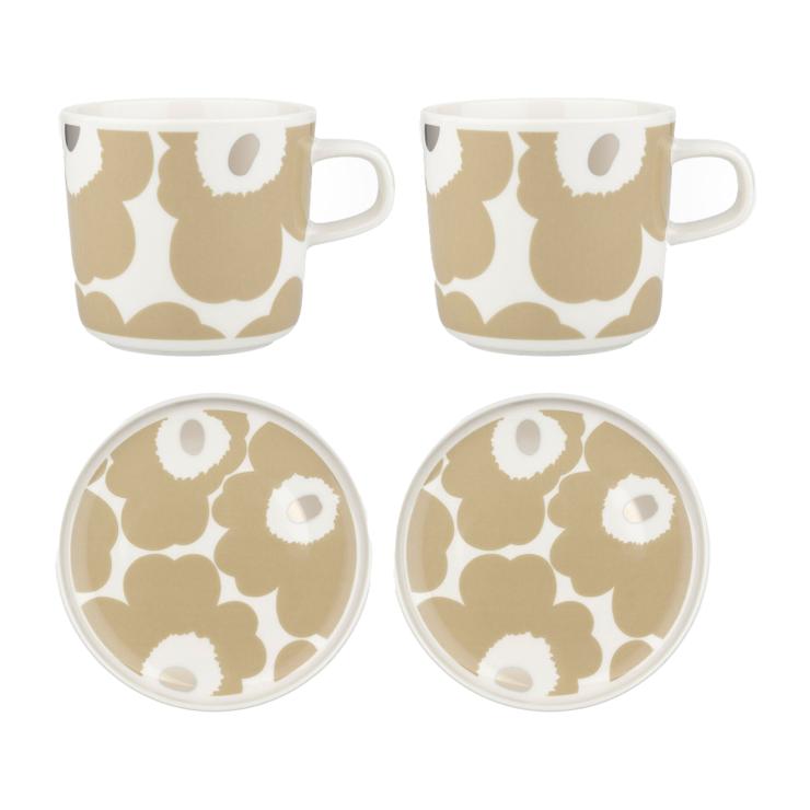 Unikko cup with saucer 20 CL ​​2-pack