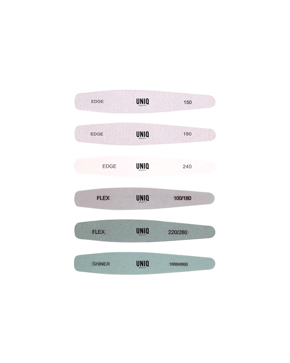 UNIQ Nail File Multi-Grit Nail File and Buffer Kit