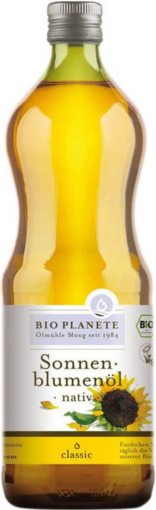 Unraffiniertes natives Sonnenblumenöl1 l -Planete