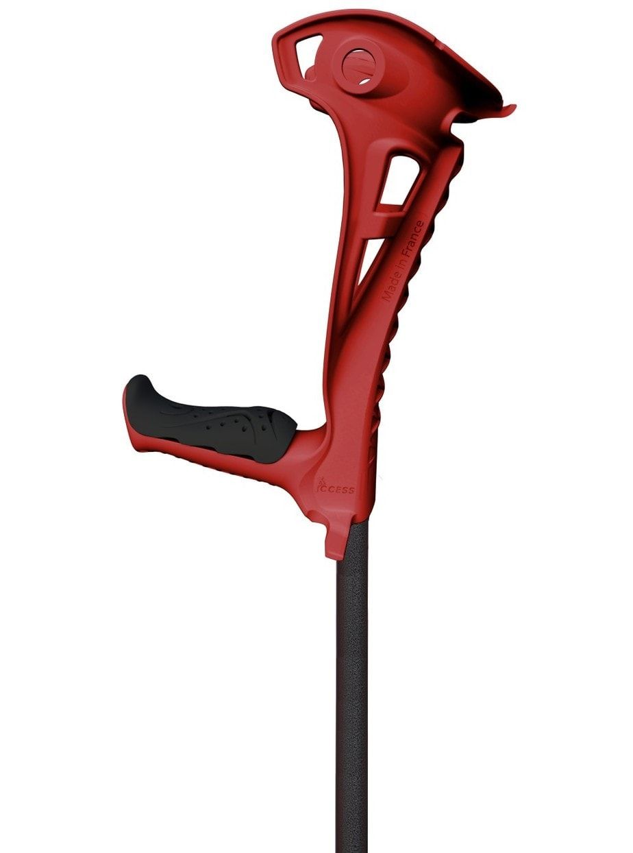 Forearm crutch COMFORT red