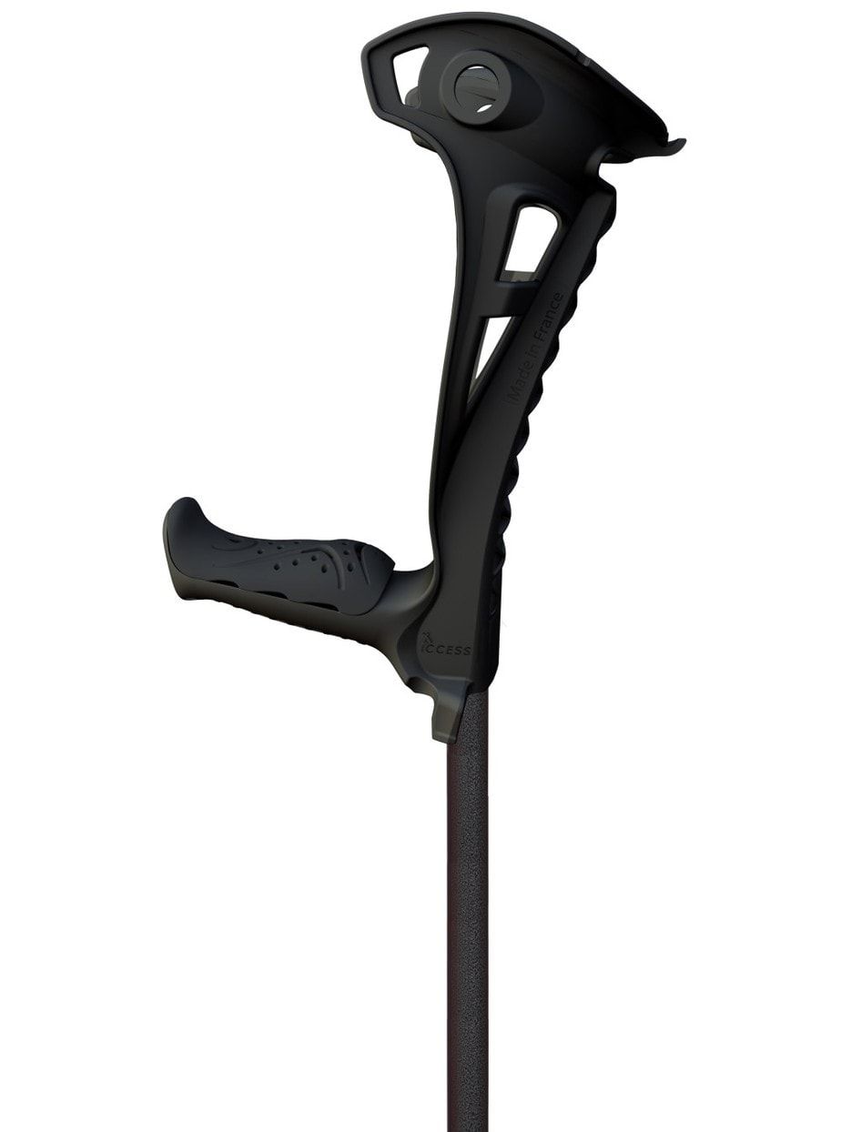 COMFORT forearm crutch black