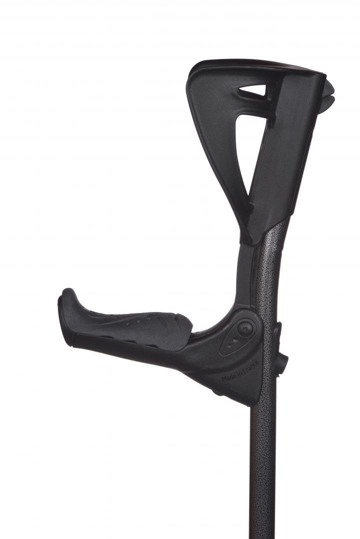 ERGOTECH forearm crutch black