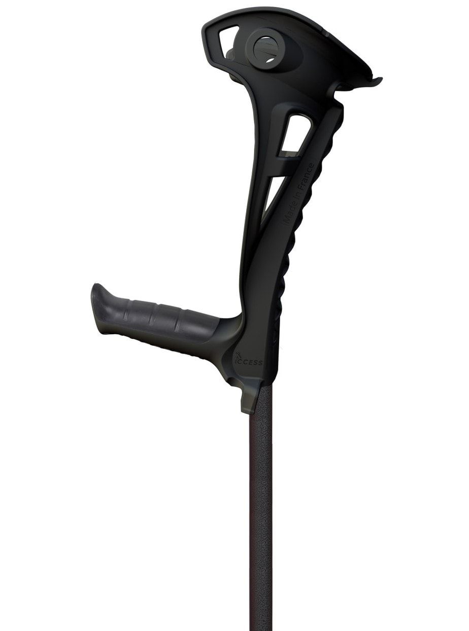 SAFE WALK forearm crutch black